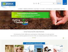 Tablet Screenshot of anasac.com